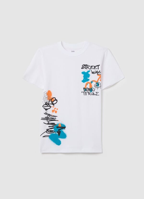 Ovs T-shirt In Cotone Con Stampa Lettering