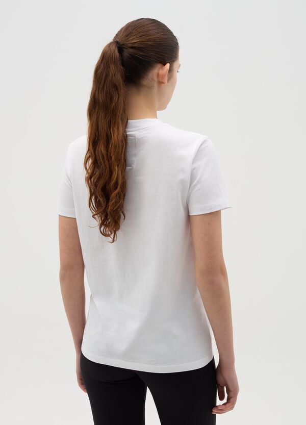 Ovs T-shirt In Cotone Con Stampa Logo