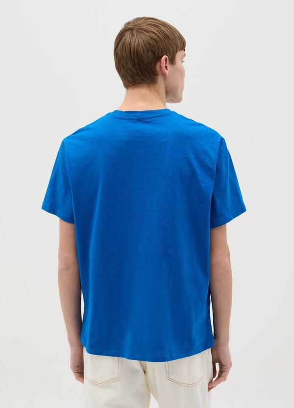 Ovs T-shirt In Cotone Con Stampa Lupo Motivo Poker