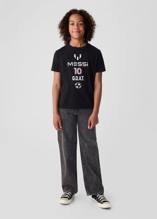 Ovs T-shirt In Cotone Con Stampa Messi