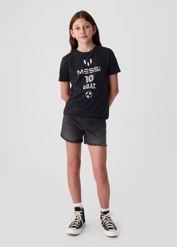 Ovs T-shirt In Cotone Con Stampa Messi