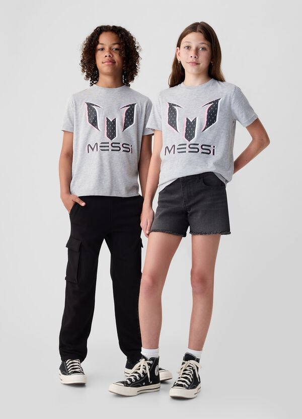 Ovs T-shirt in cotone con stampa Messi
