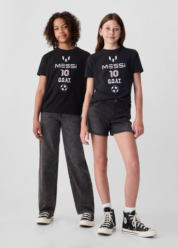 Ovs T-shirt in cotone con stampa Messi