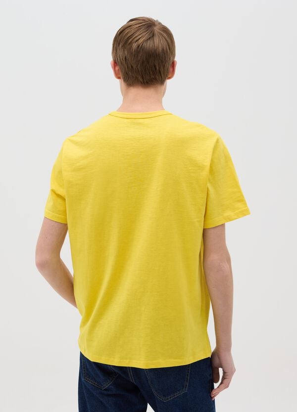 Ovs T-shirt In Cotone Con Stampa Motivo Bowling