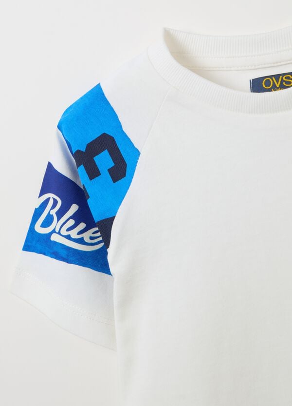 Ovs T-shirt In Cotone Con Stampa Motivo Nautica