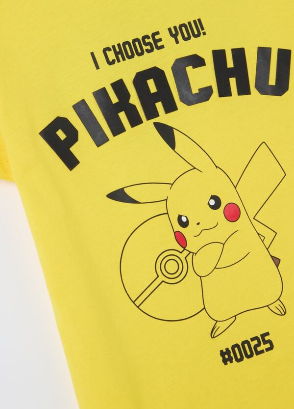 Ovs T-shirt In Cotone Con Stampa Pikachu