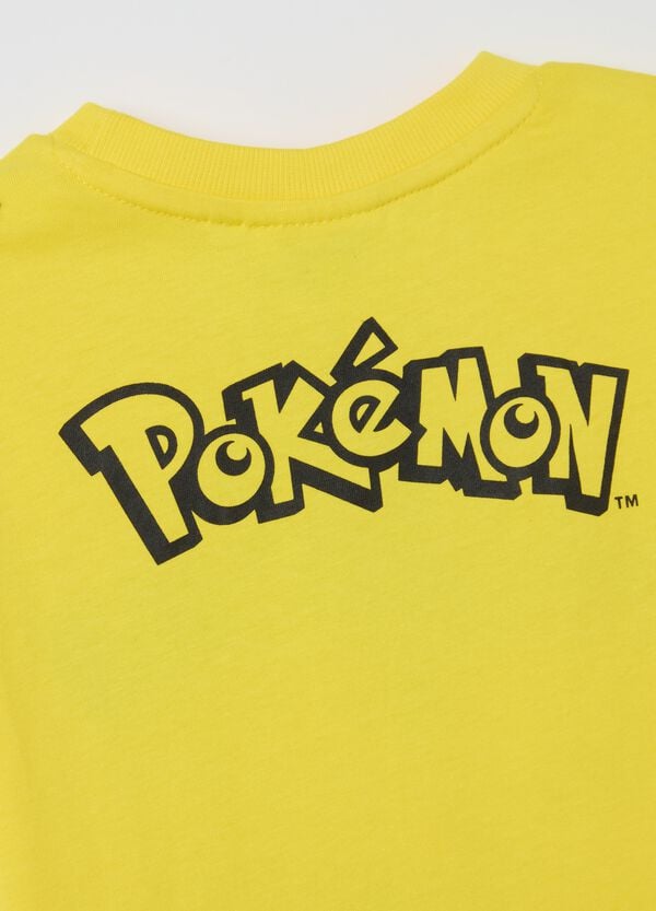 Ovs T-shirt In Cotone Con Stampa Pikachu