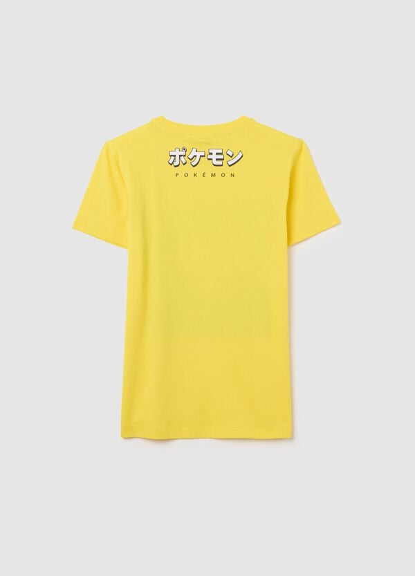 Ovs T-shirt In Cotone Con Stampa Pikachu Giallo