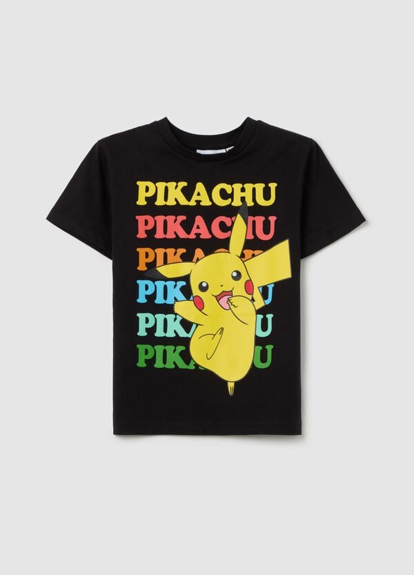 Ovs T-shirt in cotone con stampa Pikachu