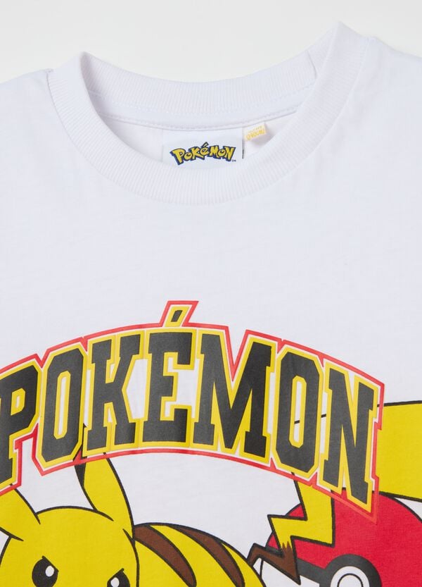 Ovs T-shirt In Cotone Con Stampa Pikachu