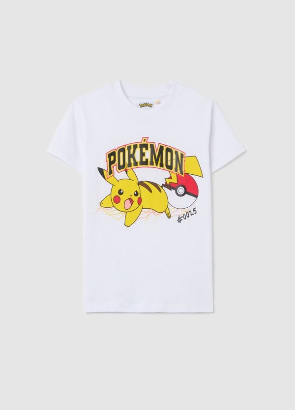 Ovs T-shirt in cotone con stampa Pikachu