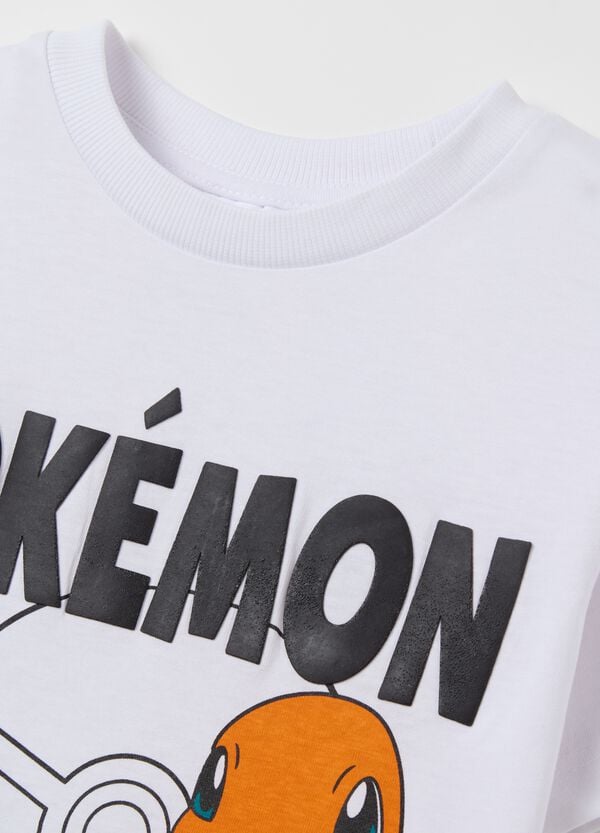 Ovs T-shirt In Cotone Con Stampa Pokémon