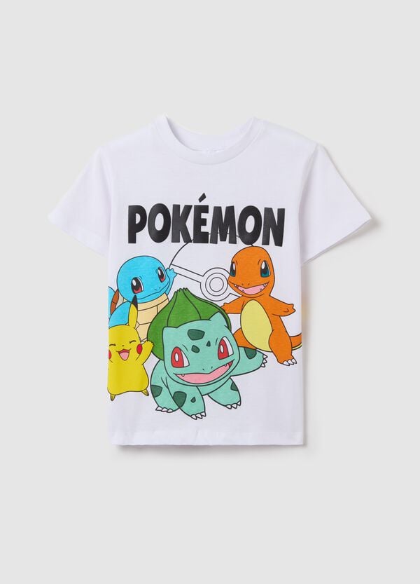Ovs T-shirt in cotone con stampa Pokémon