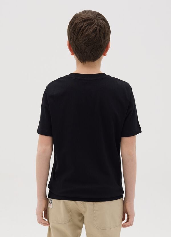 Ovs T-shirt In Cotone Con Stampa Ragazzo Skater