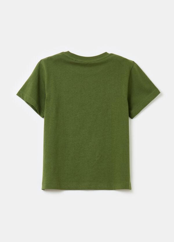 Ovs T-shirt In Cotone Con Stampa Safari