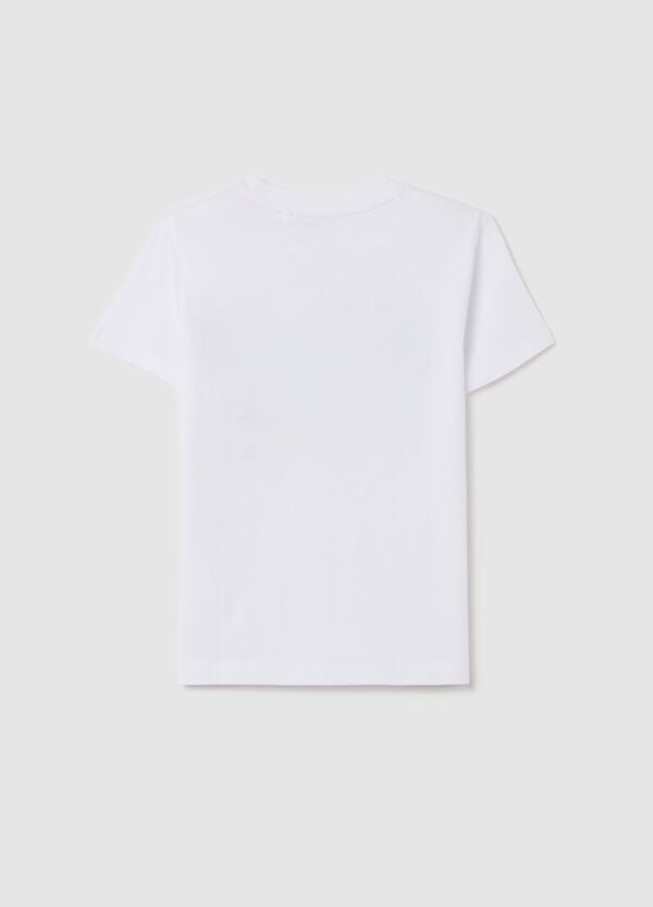 Ovs T-shirt In Cotone Con Stampa "Skate It Off"