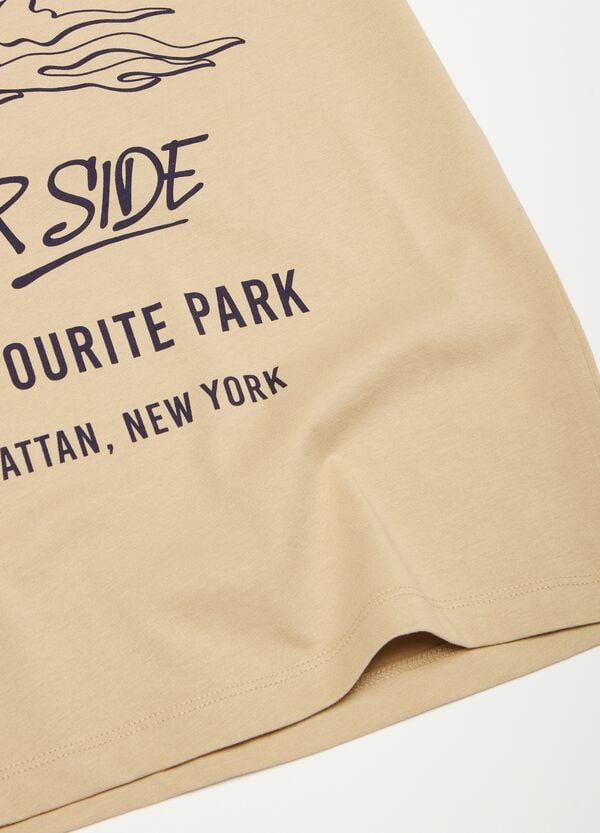 Ovs T-shirt In Cotone Con Stampa Skateboard