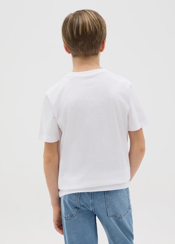 Ovs T-shirt In Cotone Con Stampa "TAKE THE RISK"