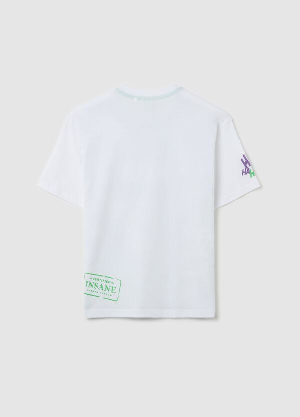 Ovs T-shirt In Cotone Con Stampa The Joker