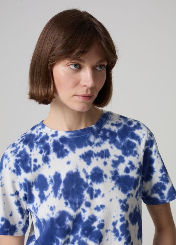 Ovs T-shirt In Cotone Con Stampa Tie Dye