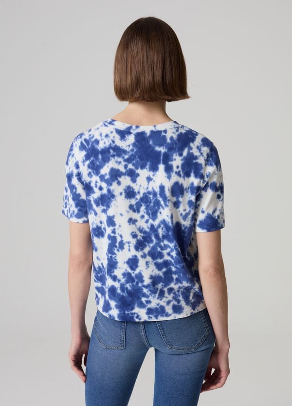 Ovs T-shirt In Cotone Con Stampa Tie Dye