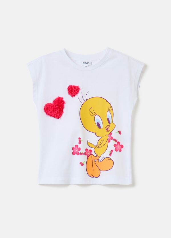 Ovs T-shirt in cotone con stampa Titti