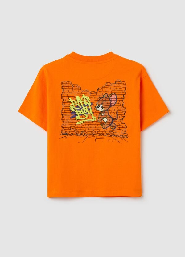 Ovs T-shirt In Cotone Con Stampa Tom & Jerry