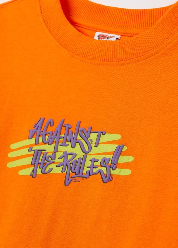 Ovs T-shirt In Cotone Con Stampa Tom & Jerry