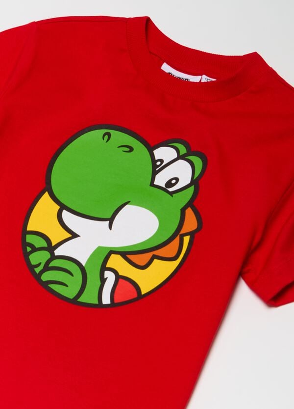 Ovs T-shirt In Cotone Con Stampa Yoshi
