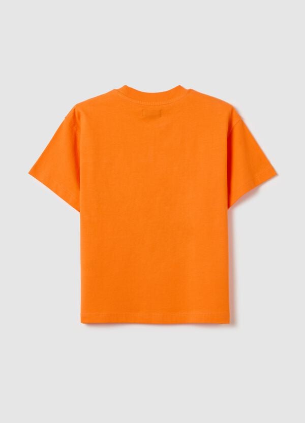 Ovs T-shirt In Cotone Con Tasca E Stampa "Have Fun"