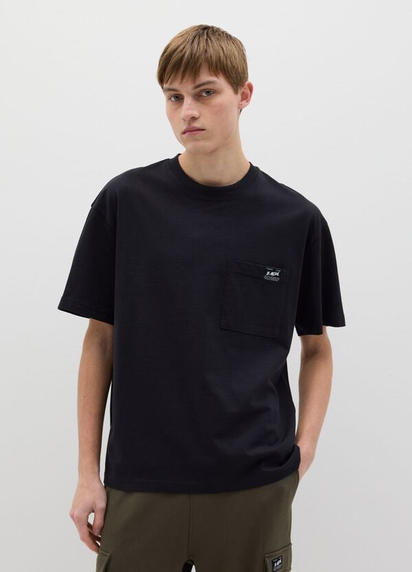 Ovs T-shirt in cotone con tasca