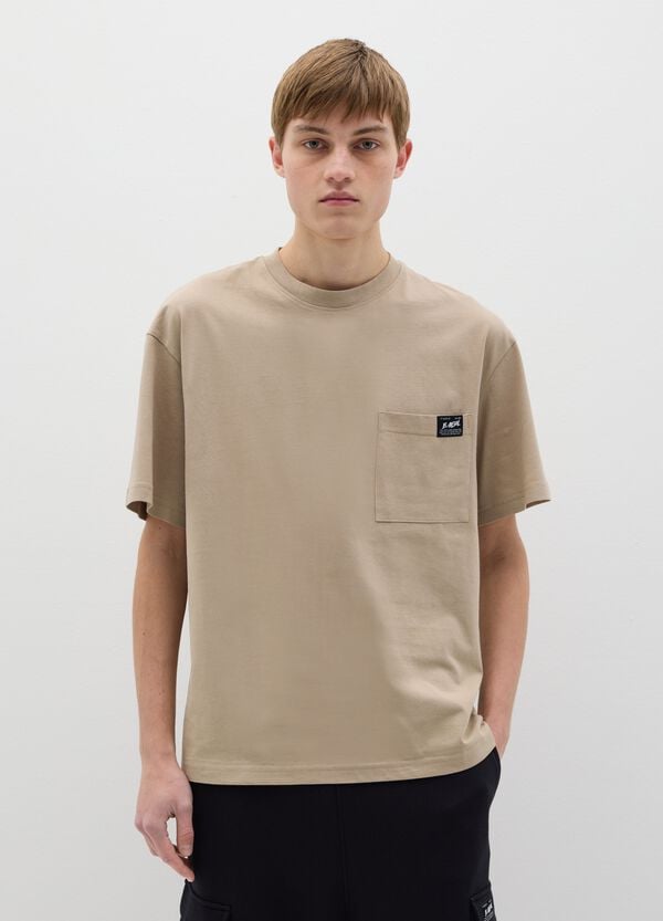Ovs T-shirt In Cotone Con Tasca