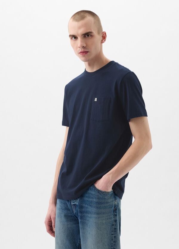 Ovs T-shirt In Cotone Con Tasca