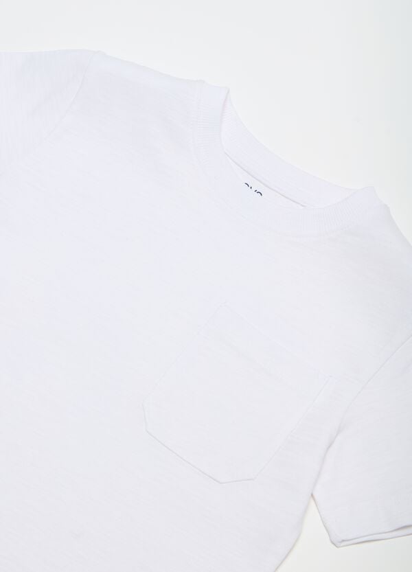 Ovs T-shirt In Cotone Con Tasca