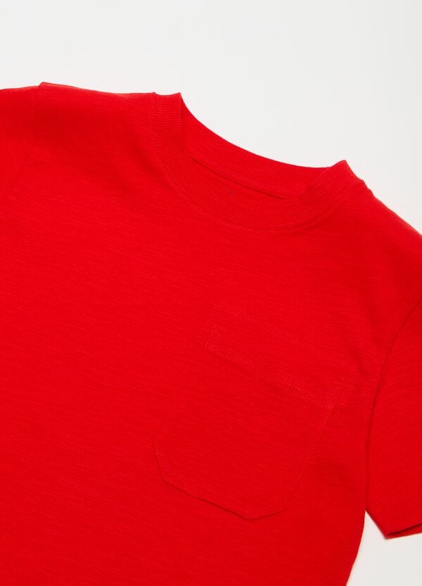 Ovs T-shirt In Cotone Con Tasca