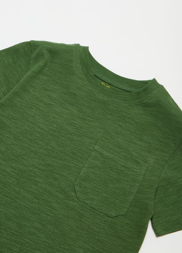 Ovs T-shirt In Cotone Con Tasca