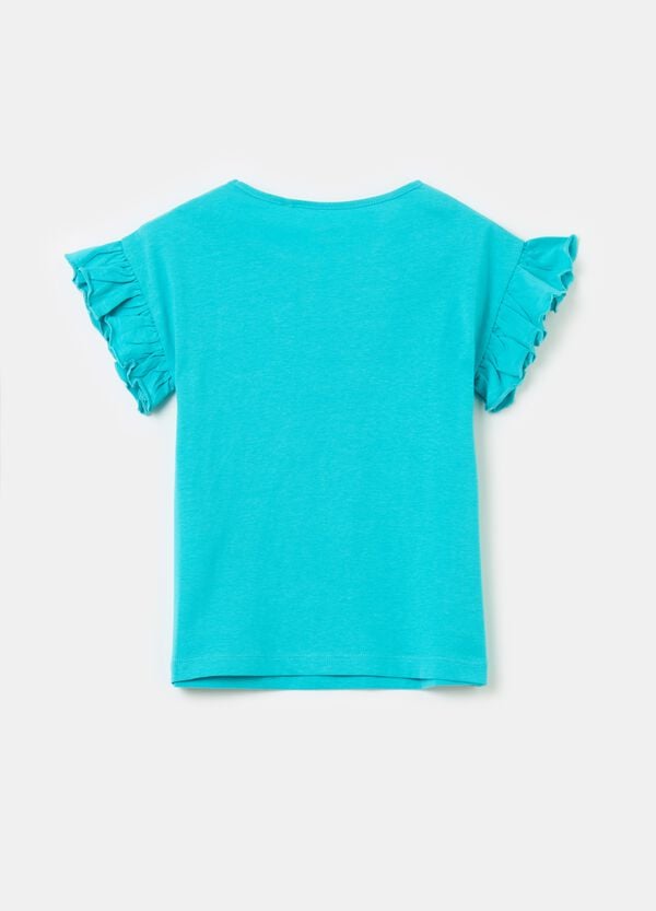 Ovs T-shirt In Cotone Con Taschino E Rouches