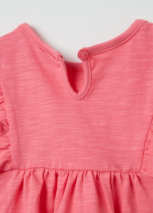Ovs T-shirt In Cotone Con Volant