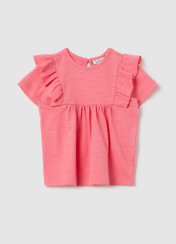 Ovs T-shirt in cotone con volant