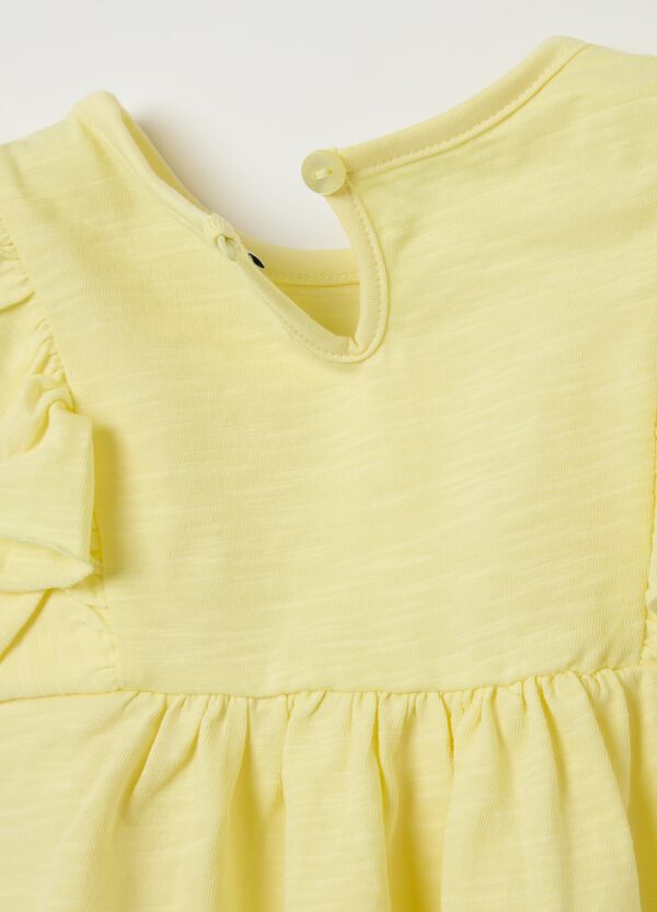 Ovs T-shirt In Cotone Con Volant