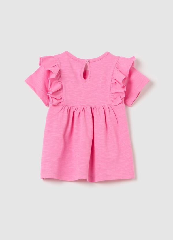 Ovs T-shirt In Cotone Con Volant