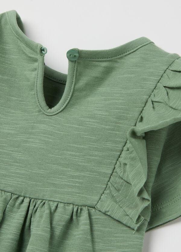 Ovs T-shirt In Cotone Con Volant