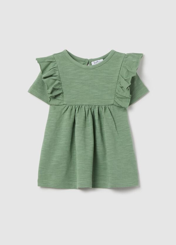 Ovs T-shirt in cotone con volant