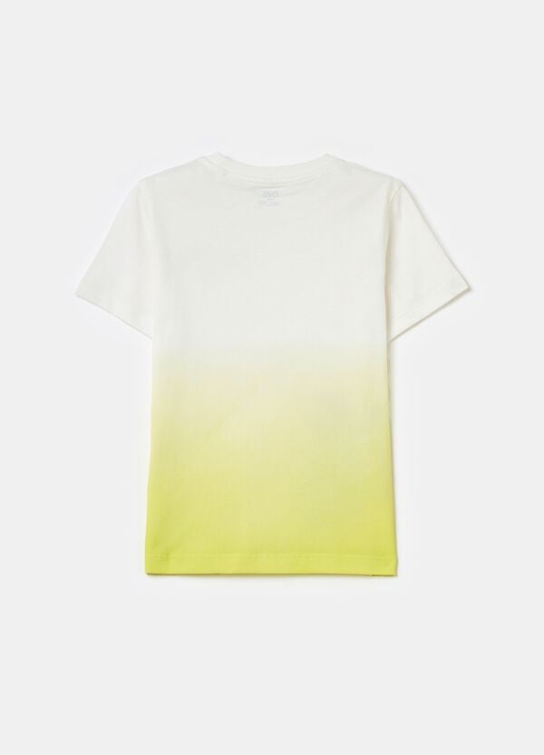 Ovs T-shirt In Cotone Degrade Con Stampa
