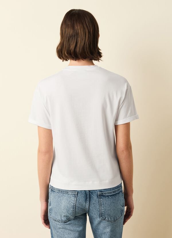 Ovs T-shirt In Cotone E Modal Stretch