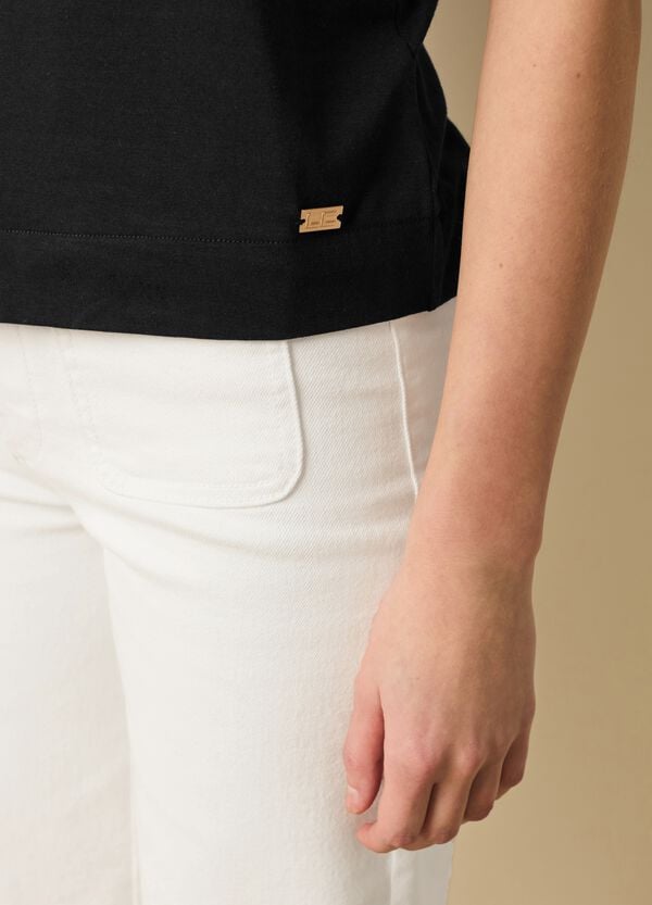 Ovs T-shirt In Cotone E Modal Stretch