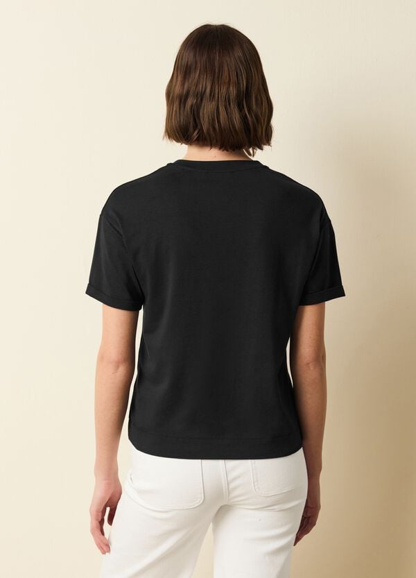 Ovs T-shirt In Cotone E Modal Stretch