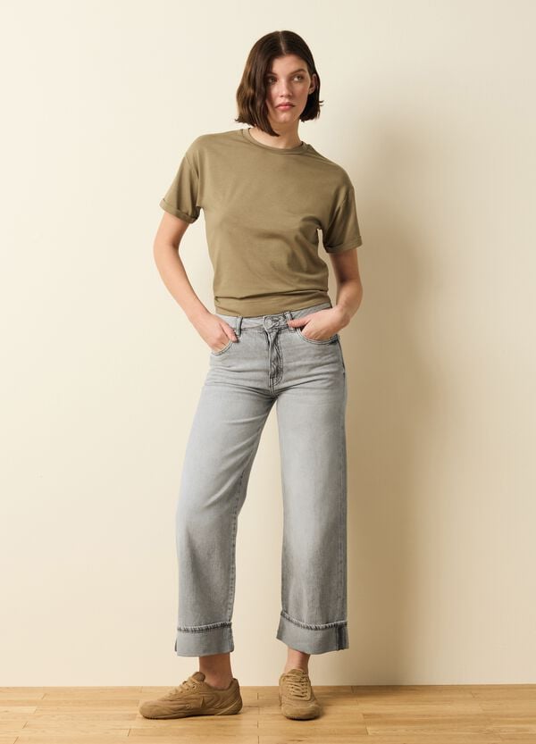 Ovs T-shirt In Cotone E Modal Stretch