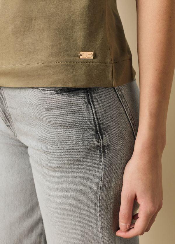 Ovs T-shirt In Cotone E Modal Stretch