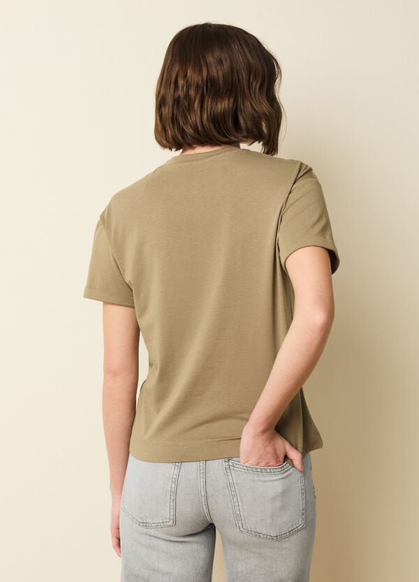 Ovs T-shirt In Cotone E Modal Stretch